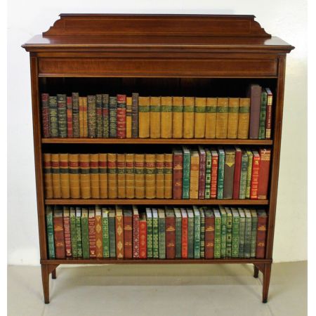 Edwardianischer antiker Mahagoni Bücherschrank britisch ca 1900