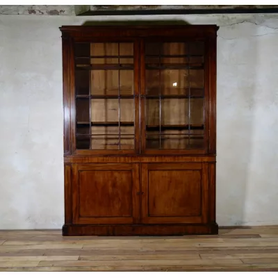 Georgianischer antiker Mahagoni Büchrschrank englisch ca 18. Jh