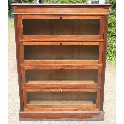 Edwardianisches Antikes Englisches Mahagoni Bücherregal ca. 1900