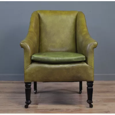 Antiker Sessel Vinyl britisch ca 1920