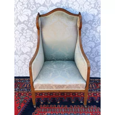 Viktorianischer Antiker Englischer gepolsterter Ladys Chair ca. 1860