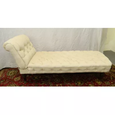 Viktorianische antike Samt Chaiselongue britisch ca 1880