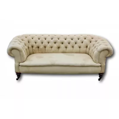 Viktorianisches antikes Chesterfield Sofa britisch ca 1880