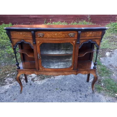Viktorianisches Antikes Englisches Palisander Sideboard ca. 1890