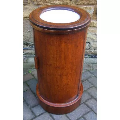 Viktorianischer Antiker Mahagoni Nachtschrank englisch ca. 1860