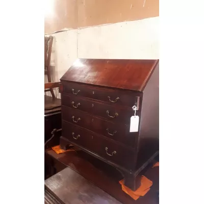 Antiker Englischer Sekretär18th century 3 foot 4 drawer country made bureau