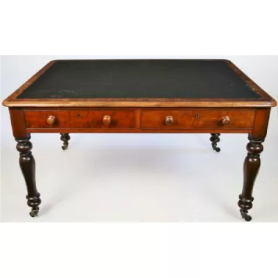 William IV. Antiker Englischer Mahagoni Partner Schreibtisch ca. 1800