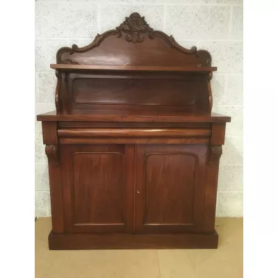 Viktorianisches Mahagoni Sideboard Chiffonier antik ca 1860