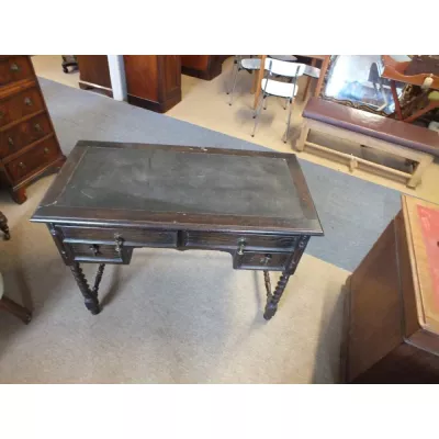 Antiker britischer Eichen Schreibtisch ca 1920