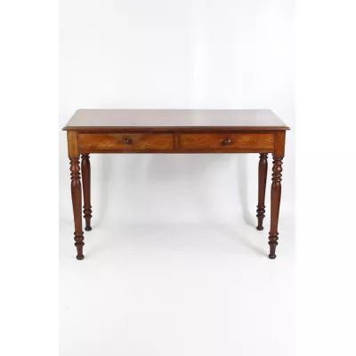 Englischer Viktorianischer Mahagoni Schreibtisch antik ca. 1860