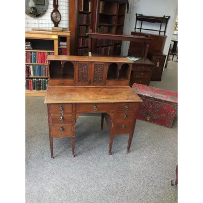 Arts & Crafts Antiker Eichen Schreibtisch englisch ca. 1900