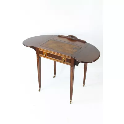 Edwardianischer Antiker Mahagoni Damenschreibtisch englisch ca. 1900