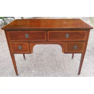 Edwardianischer Antiker Mahagoni Damenschreibtisch englisch ca. 1900