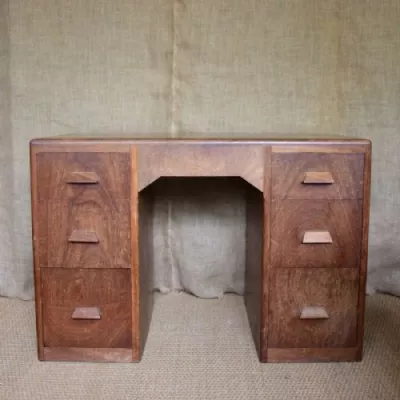 Englischer Antiker Art Deco Schreibtisch ca. 1930