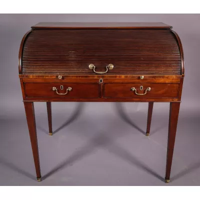 Georgianischer Rolltop Sekretär britisch ca 1790