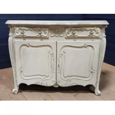 Antikes französisches Sideboard Massivholz ca 1860