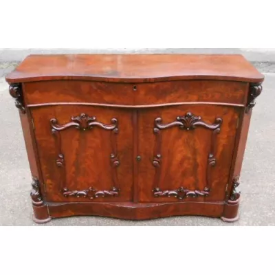 Viktorianisches antikes Mahagoni Sideboard englisch ca 1850