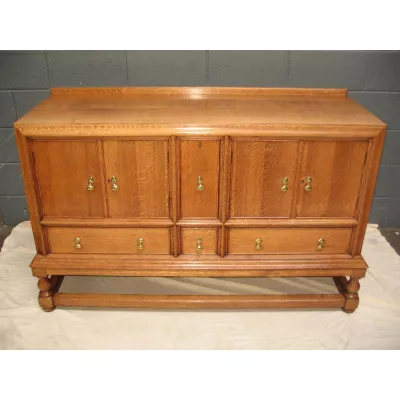 Antikes britisches Eichen Sideboard ca 1920