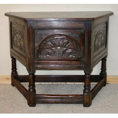 Englisches viktorianisches Eichen Sideboard antik ca 1860
