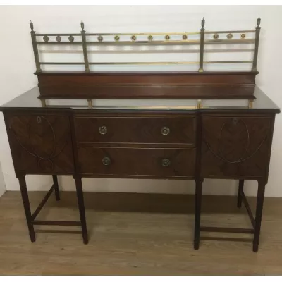 Edwardianisches Mahagoni Sideboard im Hepplewhite Stil antik ca. 1900