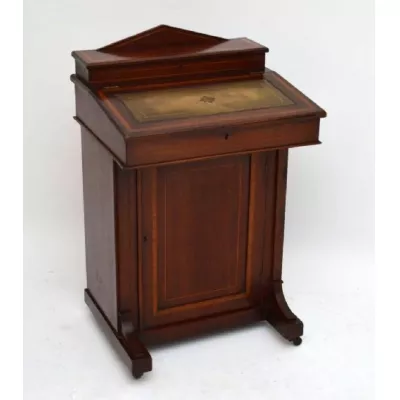 Edwardianischer Davenport Schreibtisch englisch antik ca 1900