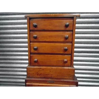 Antike Miniatur Kommode Massivholz ca 1880 