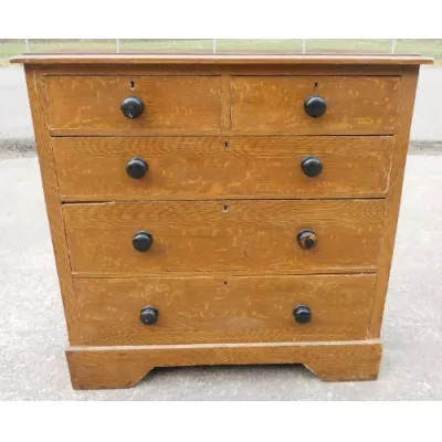 Viktorianische Kiefernholz Kommode Weichholz antik ca 1860