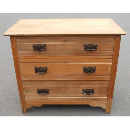 Edwardianische Nussbaum Kommode antik ca 1900