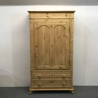 Dänischer Kiefer Schrank Weichholz antik ca 19. Jahrhundert