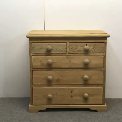 Edwardian englische Kiefer Kommode