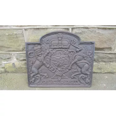 Antike Gusseisen Kaminrückwand