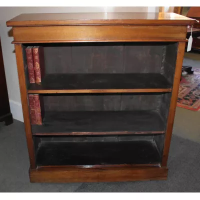 Offenes Bücherregal aus Mahagoni