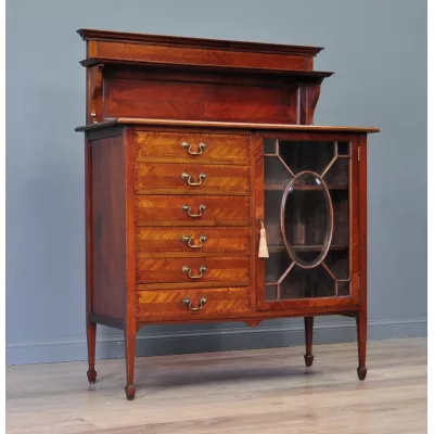 Schönes antikes Mahagoni Sideboard aus der edwardianischen Epoche, ca. 1900