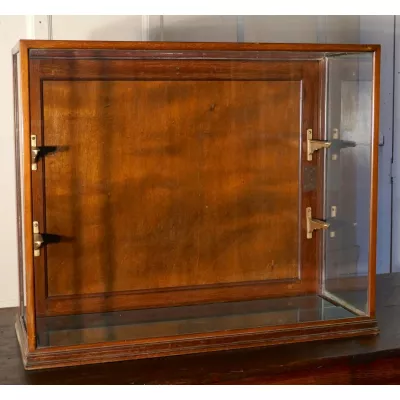 Viktorianische Mahagoni Vitrine antik ca 1870