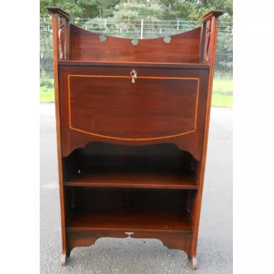 Jugendstil Bureau, Sekretär, Mahagoni, antik