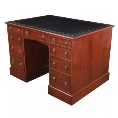 Schreibtisch partners desk Massivholz Mahagoni Regentzeit ca. 1800