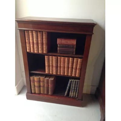 Bücherschrank Mahagoni Massivholz antik ca. 1860