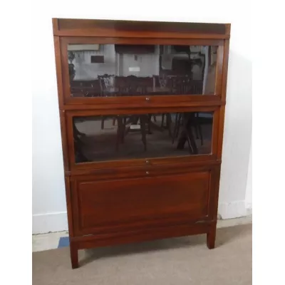 Bücherschrank Globe Wernicke antik Mahagoni Massivholz sectional bookcase ca. 1920