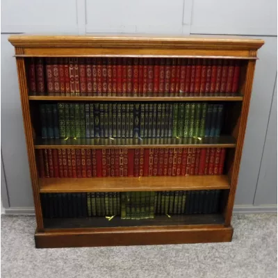Victorian antiker Bücherschrank Eiche Massivholzschrank ca. 1900