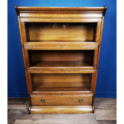 Bücherschrank Barristers Globe Wernicke Massivholz Eichenschrank ca. 1900