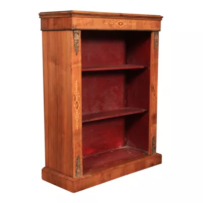 Offenes Bücherregal Walnussholz Massivholzschrank antik ca. 1890