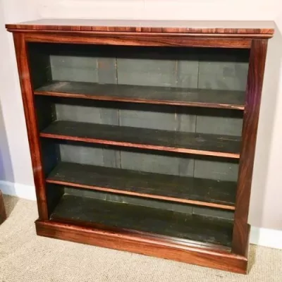 Rosenholz Bücherschrank Massivholzschrank antik englisch ca. 1860