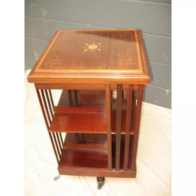 Mahagoni Bücherschrank Massivholzregal antik ca. 1900