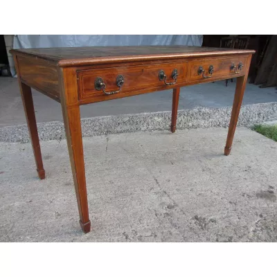 Antiker viktorianischer Mahagoni Schreibtisch Library Desk ca 19. Jh
