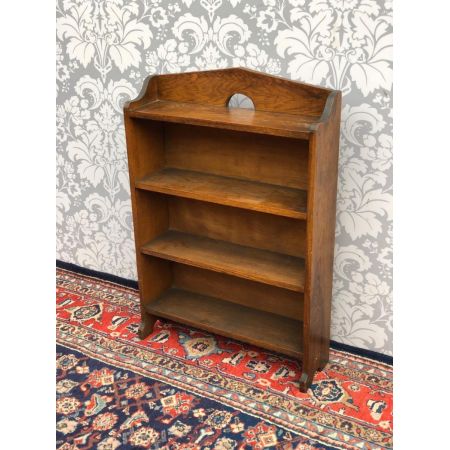 Originales antikes Arts and Crafts Bücherregal / Bookcase aus Eiche, britisch, ca 1920