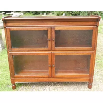 Antikes Stacking Bookcase / Stapel Bücherregal aus Mahagoni, by Minty, englisch, ca 1920