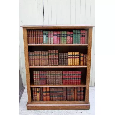 Eiche Bücherregal Antik Massivholzregal Offener Bücherschrank 19. Jahrhundert