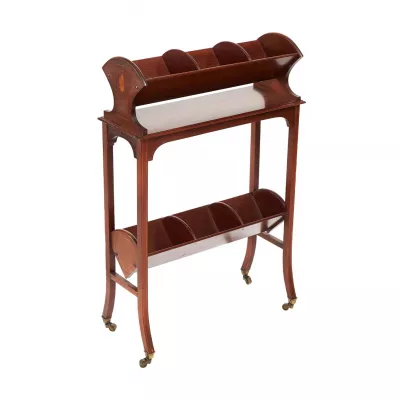 edwardian Mahagonibuchtrog