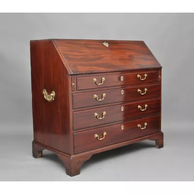 Mahagoni Bureau Sekretär Massivholzschrank Antik Eichen-Schubladen ca. 1780