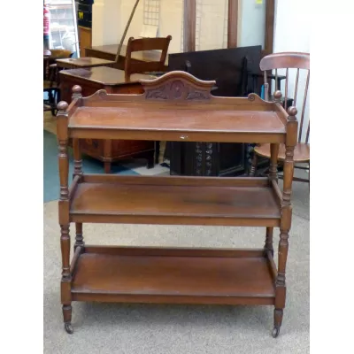 Antiker Beistelltisch / Side Table aus Mahagoni, ca 19. Jh